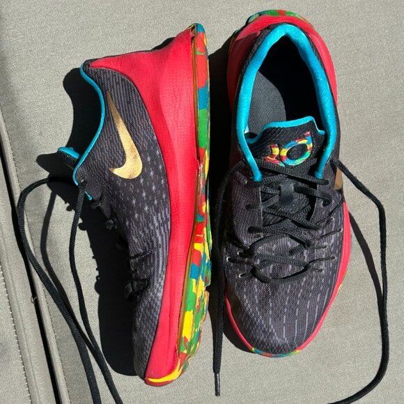 Nike KD 8 "Easy Euro" Sneakers 2015 Youth Size 7 - Picture 9 of 10